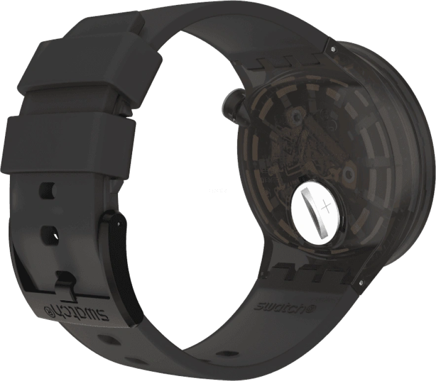 Swatch,THE BOLD 47mm,47mm,Plastic,Coffee,Brown,SO27B115