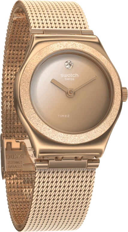 Swatch,IRONY 25x28.70mm,25x28.70mm,Rose Gold,YSG166M