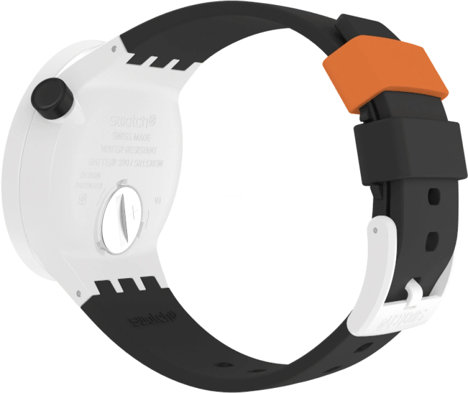 Swatch,THE BOLD 47mm,47mm,Bioceramic,Ceramic,Orange,SB03M104