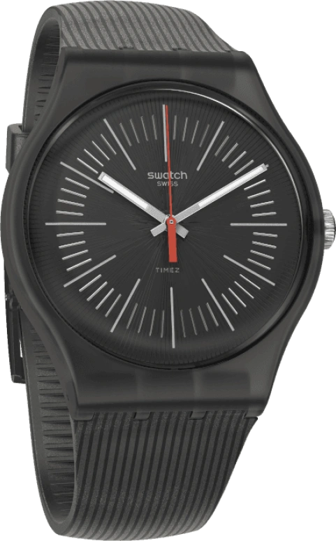 Swatch,Originals 41x47.40mm,41x47.40mm,Plastic,Black,SUOB178