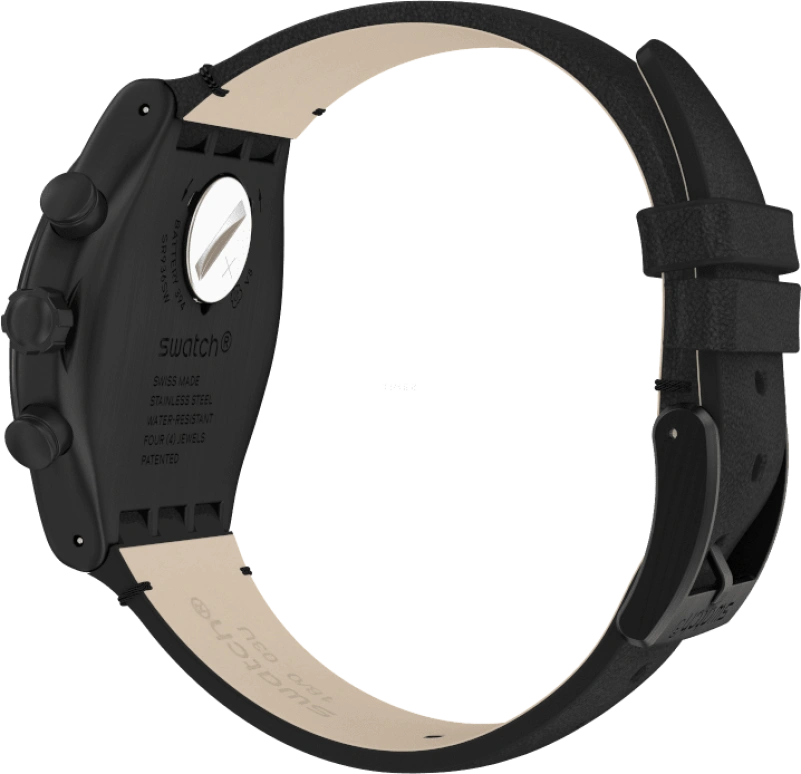 Swatch,IRONY 43x49mm,43x49mm,Black,YVB410