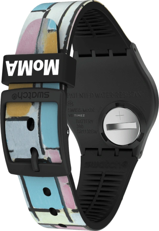 Swatch,Originals 34mm,34mm,Plastic,Pink,Closed,GZ350