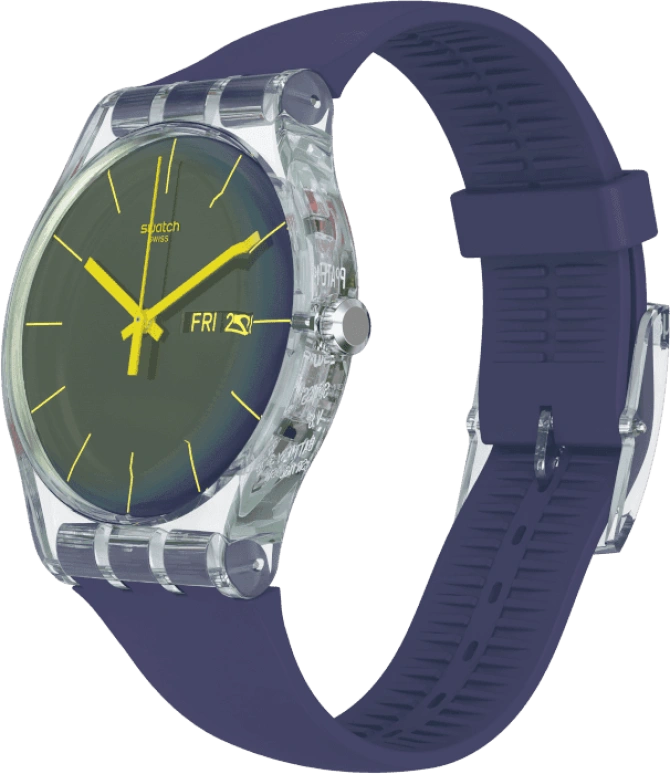 Swatch,Originals 41mm,41mm,Plastic,Purple,SUOK712