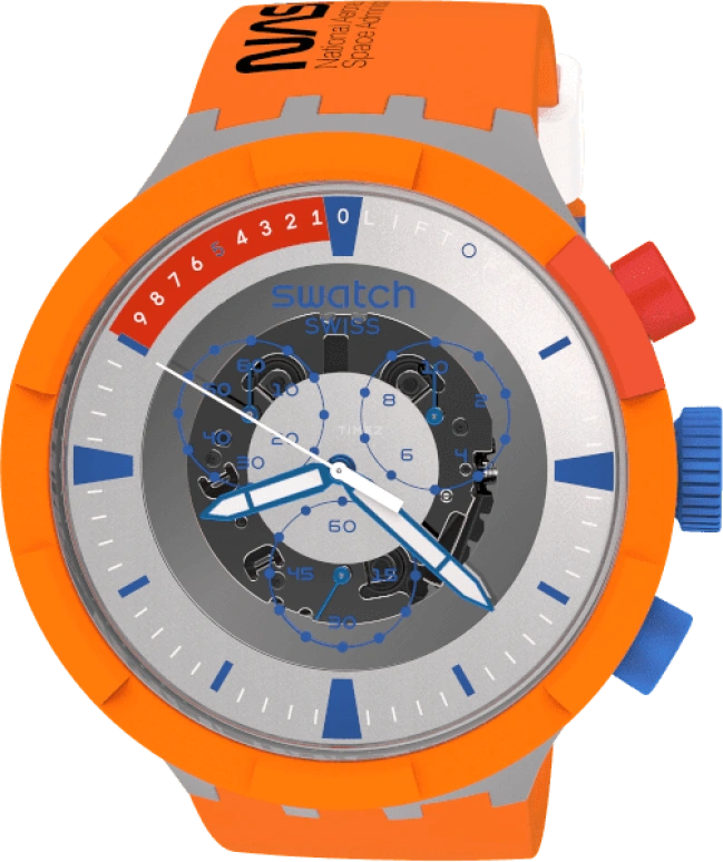 Swatch,THE BOLD 47mm,47mm,Bioceramic,Ceramic,Sapphire,Crystal Glass,SB04Z401