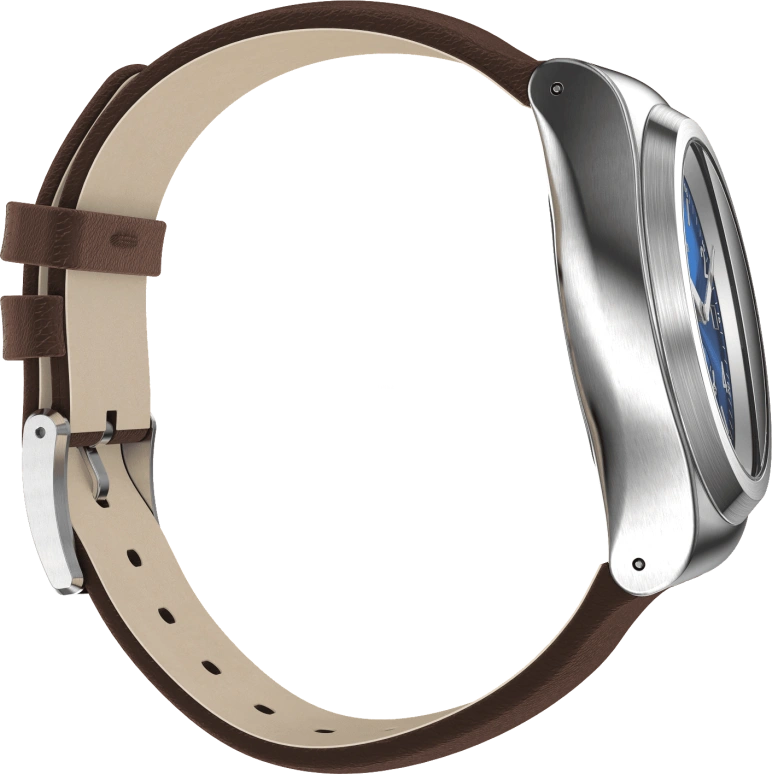 Swatch,IRONY 42mm,42mm,Stainless Steel,Blue,Open,SY23S410