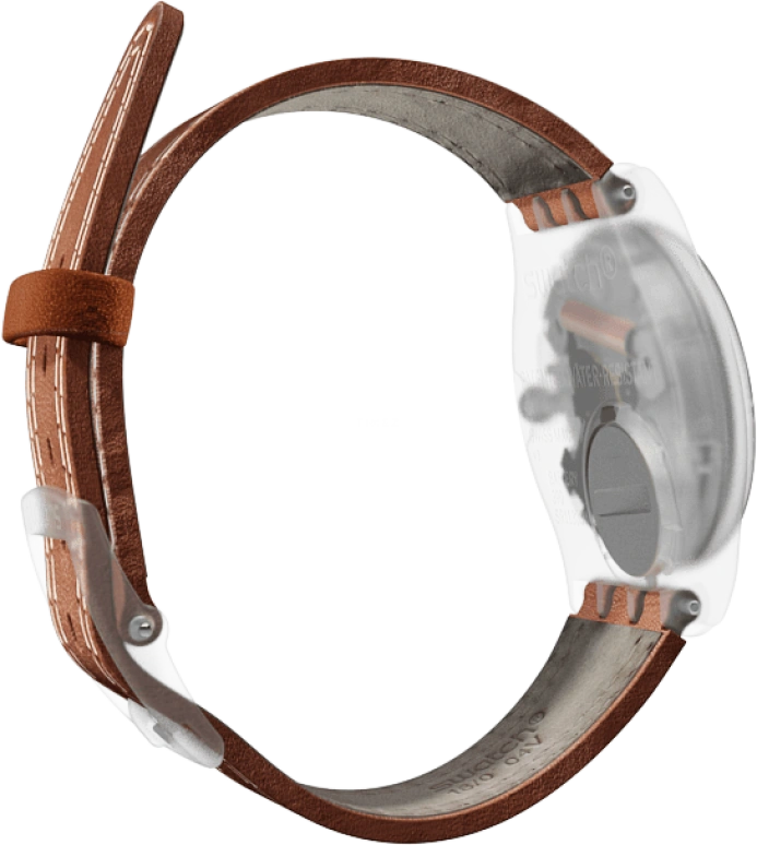 Swatch,Originals 34mm,34mm,Plastic,Blue,GE709