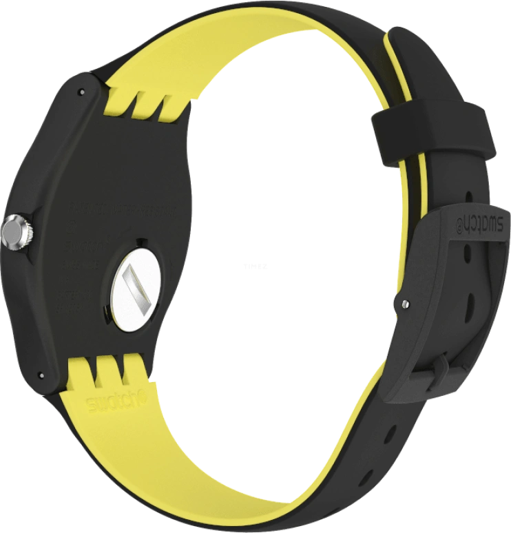 Swatch,Originals 41mm,41mm,Black,Sapphire,Crystal Glass,Open,SUOB184
