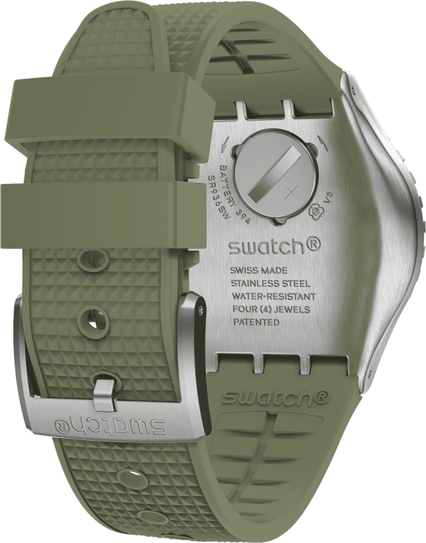 Swatch,IRONY 43mm,43mm,Stainless Steel,Green,YVS488
