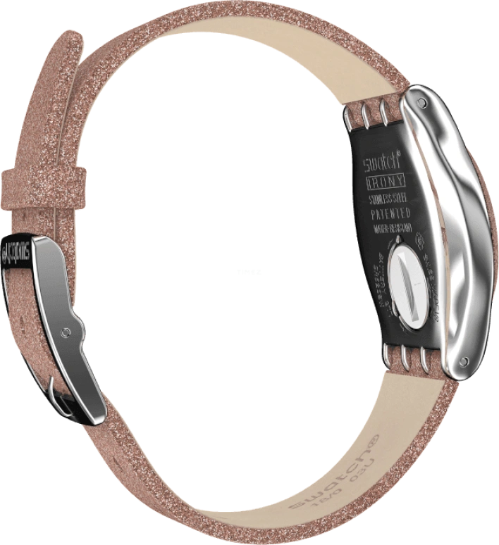 Swatch,IRONY 33x38mm,33x38mm,Coffee,Brown,YLS220