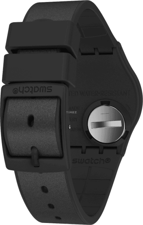 Swatch,Originals 34mm,34mm,Plastic,Black,GB326