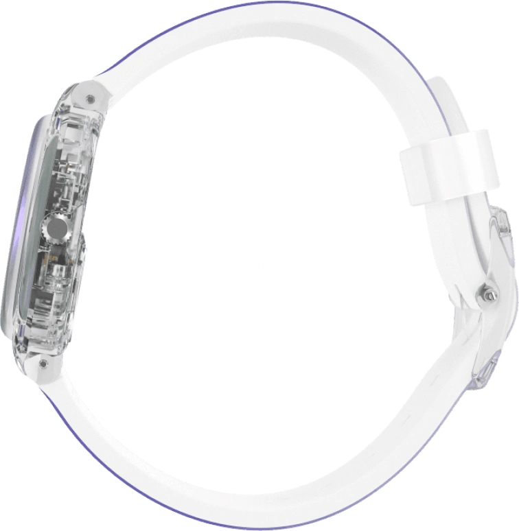 Swatch,Originals 34mm,34mm,Plastic,Purple,Green,Sapphire,Crystal Glass,GE718
