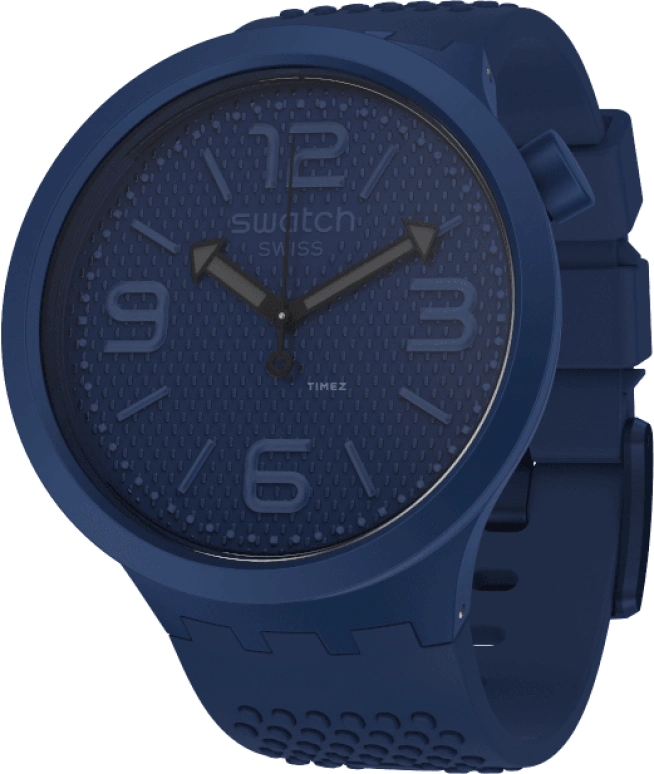 Swatch,THE BOLD 47mm,47mm,Plastic,Black,SO27N100
