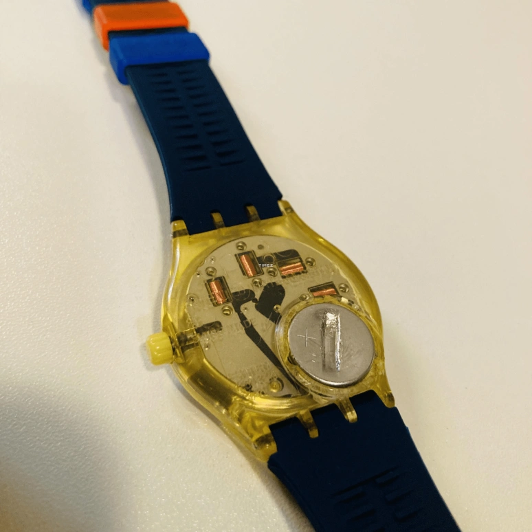 Swatch,Other 25mm,25mm,Plastic,Blue,Quartz,Crystal Glass,Oval,SSK101