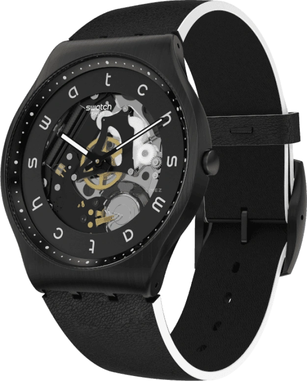 Swatch,SKIN ,Black,SS07B101