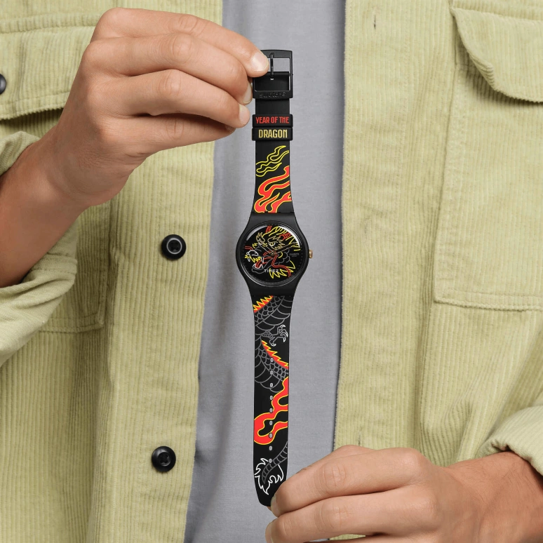 Swatch,Originals 41mm,41mm,Bio-sourced,Black,Quartz,Glass,Round,SO29Z137C,SO29Z137C-5300