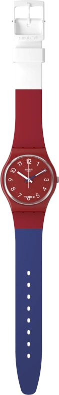 Swatch,Originals 34mm,34mm,Bio-sourced,Red,Quartz,Round,SO28R112