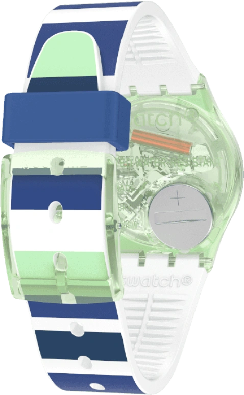 Swatch,Originals 34mm,34mm,Plastic,White,Open,GG711