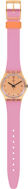 Swatch,Other 34mm,34mm,Bio-sourced,Orange,Quartz,Sapphire,Round,SO28O401