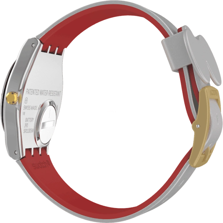 Swatch,Originals 34mm,34mm,Plastic,Sapphire,Crystal Glass,GZ327