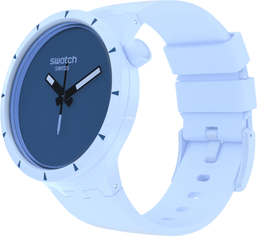 Swatch,THE BOLD 47mm,47mm,Bioceramic,Ceramic,Blue,Sapphire,Crystal Glass,SB03N102