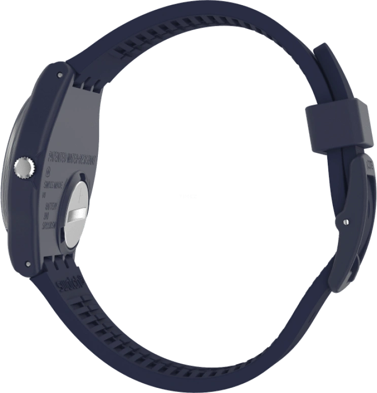 Swatch,Originals 34mm,34mm,Plastic,Blue,Closed,GN274