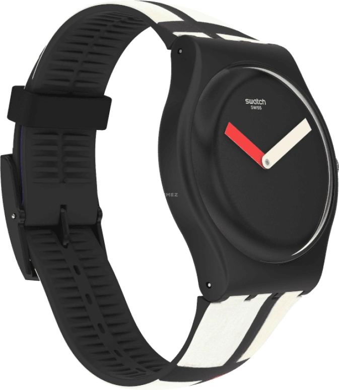 Swatch,Originals 41mm,41mm,Plastic,Black,Quartz,Sapphire,Crystal Glass,Round,SUOZ344