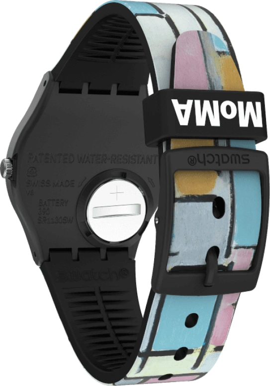 Swatch,Originals 34mm,34mm,Plastic,Pink,Closed,GZ350