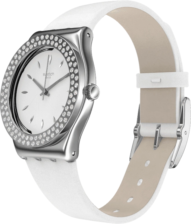 Swatch,IRONY 33mm,33mm,White,YLS217