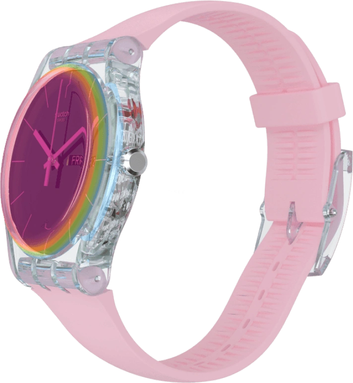 Swatch,Originals 41mm,41mm,Plastic,Pink Red,Red,SUOK710