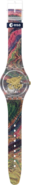 Swatch,Originals 41mm,41mm,Plastic,Multi-Color,Transparent,Quartz,Round,Transparent,SUOK147,SUOK147-037