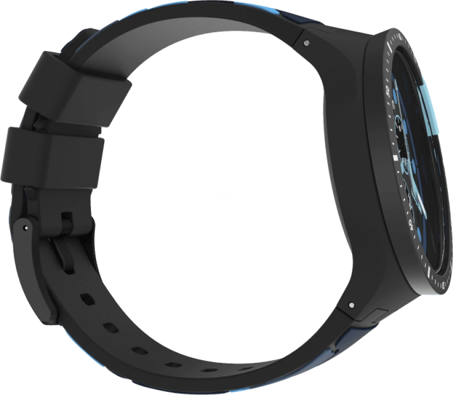 Swatch,THE BOLD 47mm,47mm,Plastic,Black,Sapphire,Crystal Glass,Closed,SB02B408