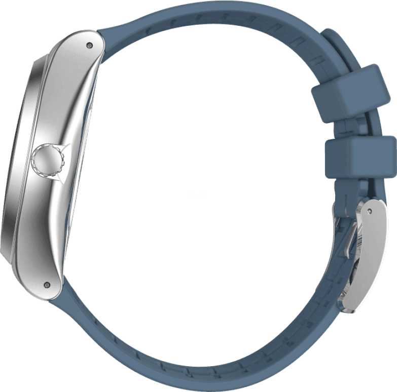 Swatch,IRONY 42mm,42mm,Stainless Steel,Blue,Open,YIS430