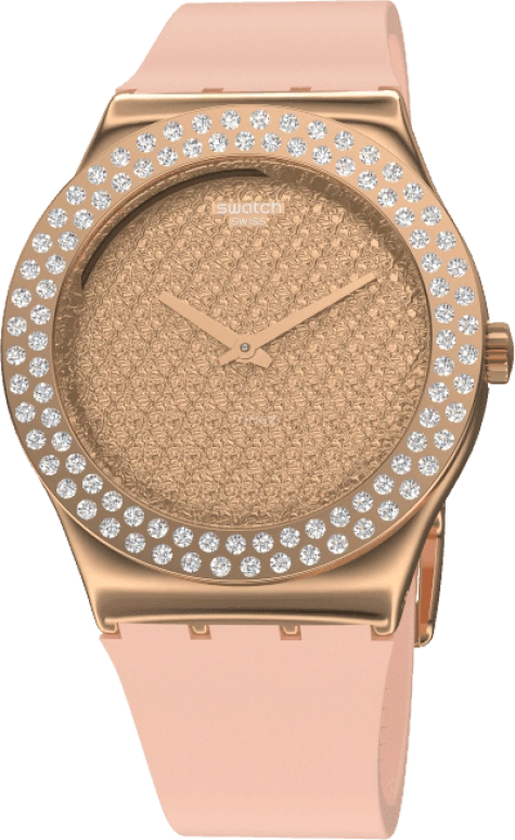 Swatch,IRONY 33x38mm,33x38mm,Pink,YLG140