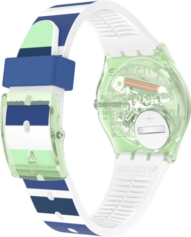 Swatch,Originals 34mm,34mm,Plastic,White,Open,GG711