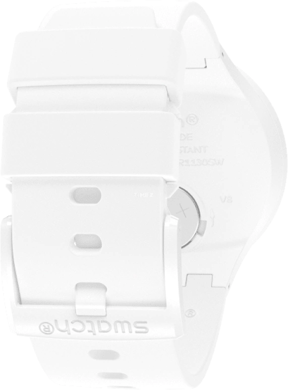Swatch,THE BOLD 47mm,47mm,Plastic,White,SO27Z106
