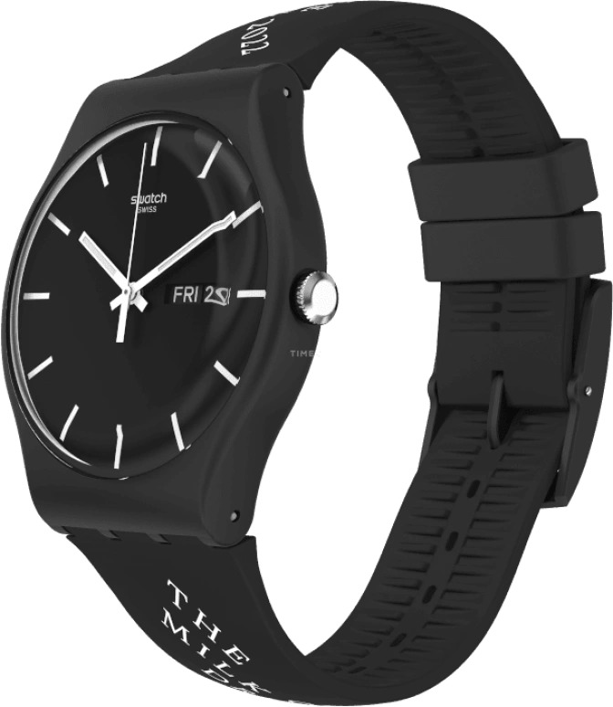 Swatch,Originals 41mm,41mm,Plastic,Black,SUOB720R