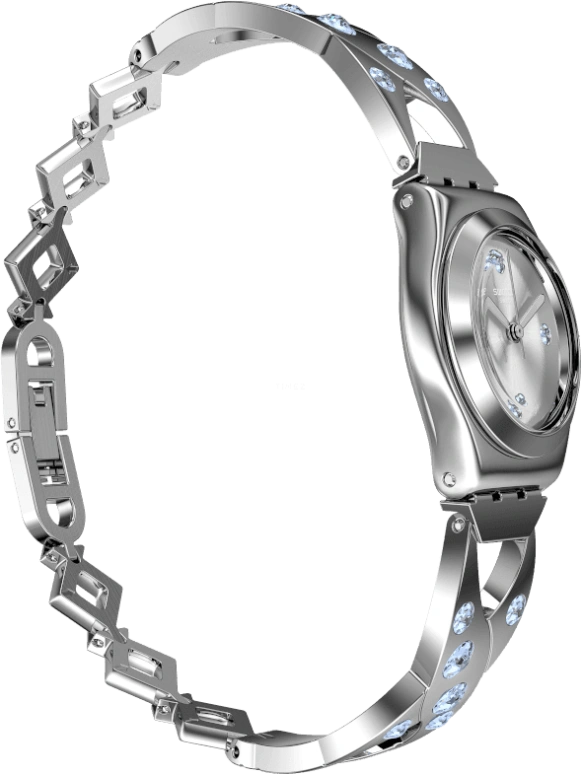 Swatch,IRONY 25mm,25mm,Stainless Steel,Silver White,YSS332G