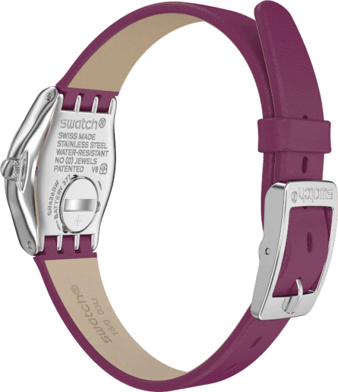 Swatch,IRONY 25mm,25mm,Red,Sapphire,Crystal Glass,YSS330