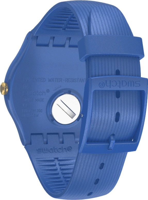 Swatch,Originals 41mm,41mm,Plastic,Blue,SUON143