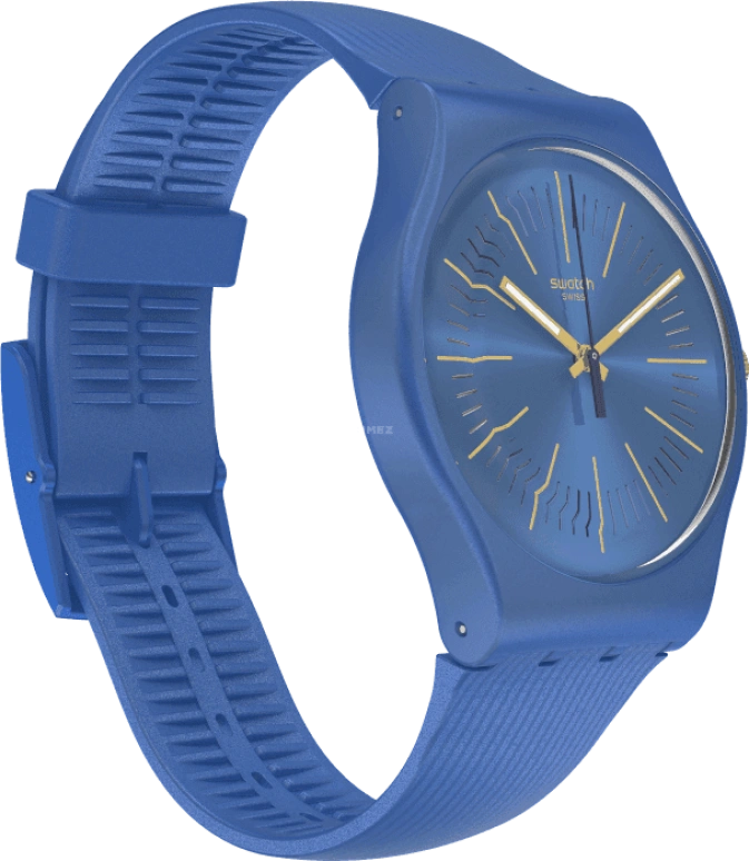 Swatch,Originals 41mm,41mm,Plastic,Blue,SUON143