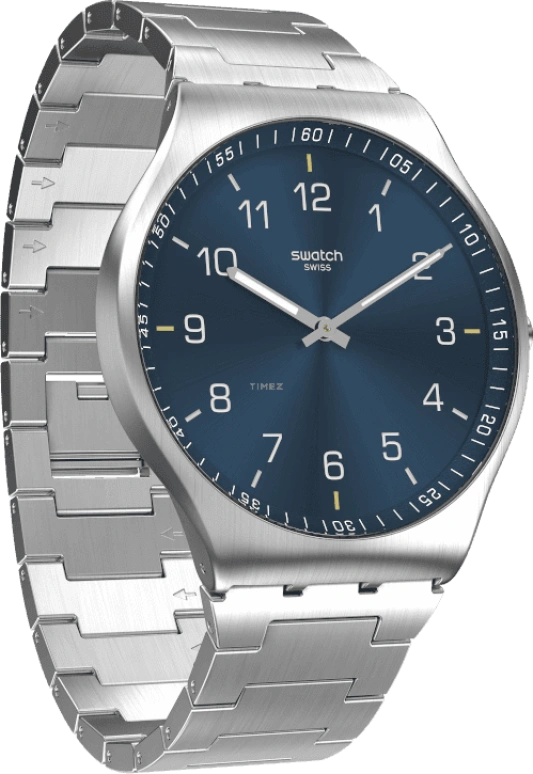 Swatch,SKIN ,Stainless Steel,Blue,SS07S106G