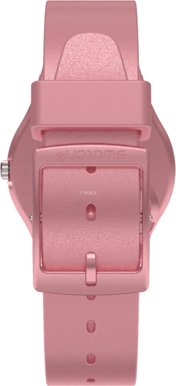 Swatch,Originals 34mm,34mm,Plastic,Pink,Sapphire,Crystal Glass,GP404