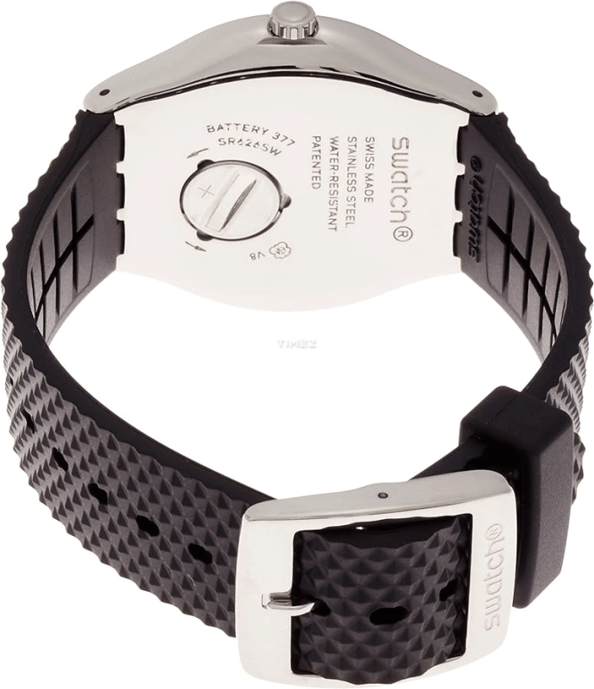 Swatch,CLASSIC 42.70mm,42.70mm,Stainless Steel,Silver,Quartz,Day,Tonneau,YWS406