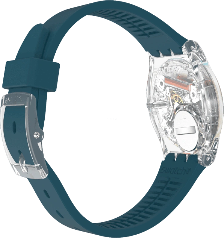Swatch,Originals 34x39.20mm,34x39.20mm,Plastic,Coffee,Cyan,GE721