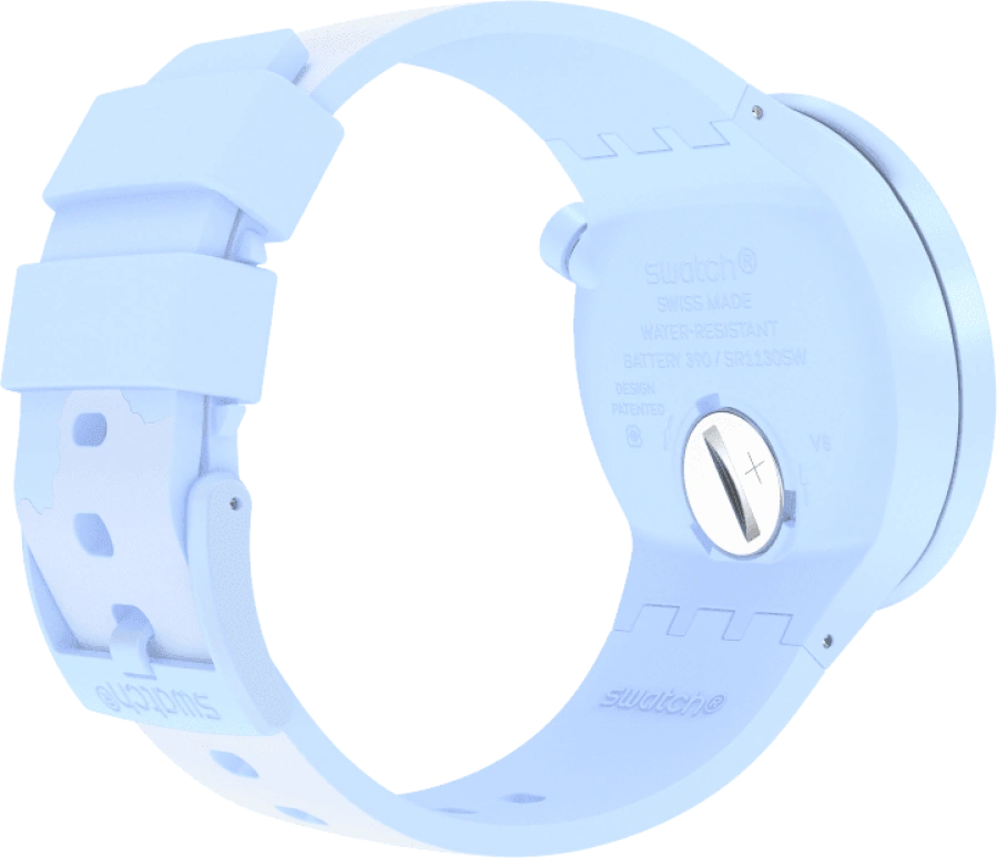 Swatch,THE BOLD 47mm,47mm,Bioceramic,Ceramic,Blue,Sapphire,Crystal Glass,SB03N102