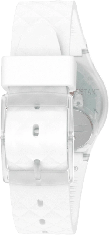 Swatch,Originals 34mm,34mm,Plastic,White,Quartz,Baton,GE286