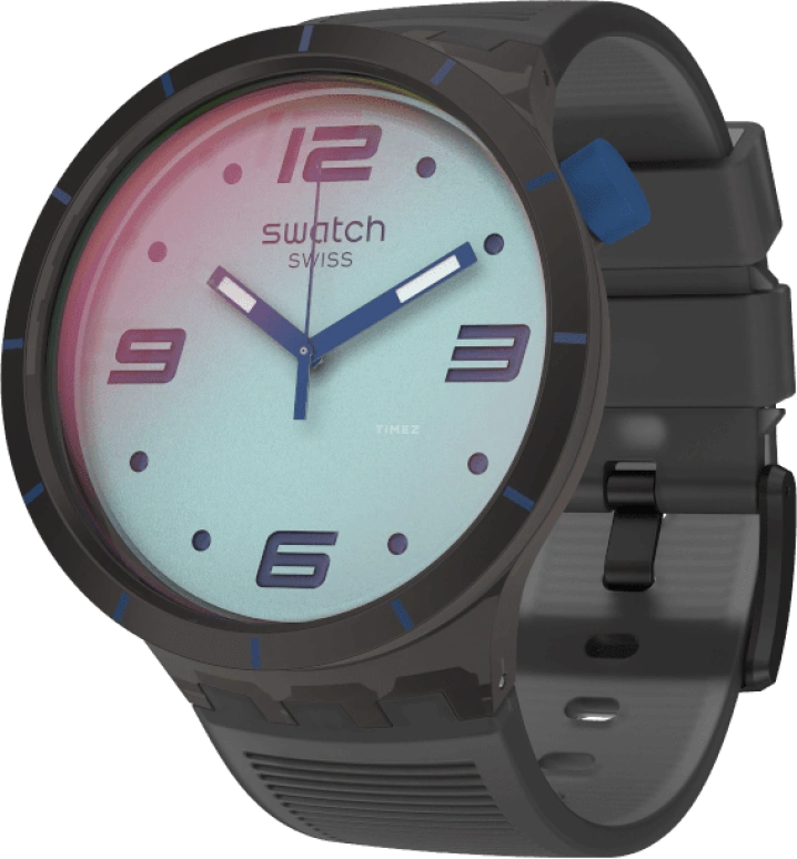 Swatch,Originals 47mm,47mm,Plastic,Sapphire,Crystal Glass,Closed,SO27B121