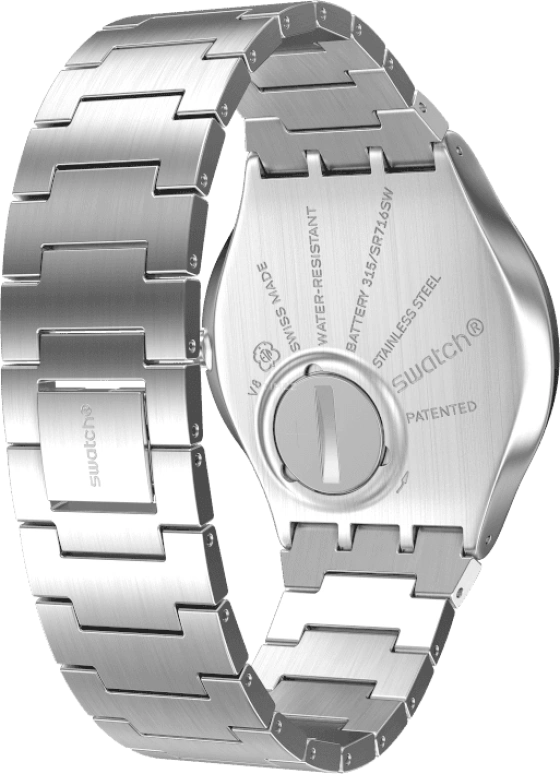 Swatch,SKIN ,Stainless Steel,Blue,SS07S106G