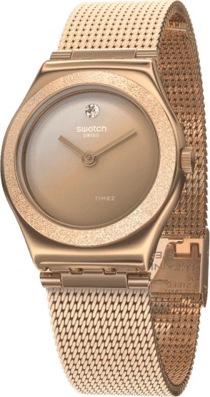 Swatch,IRONY 25x28.70mm,25x28.70mm,Rose Gold,YSG166M