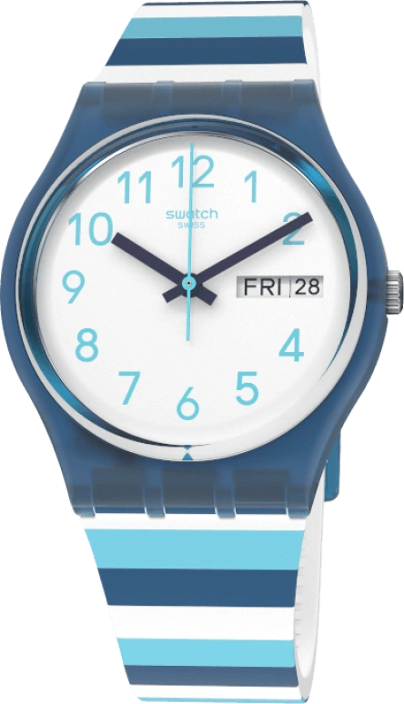 Swatch,Originals 34mm,34mm,White,Open,GN728